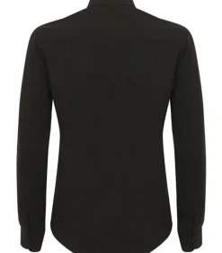 MANDARIN COLLAR - Shirt - Zwart