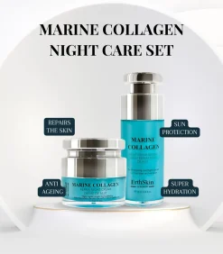 Marine Collagen Nachtcrème + Marine Collagen Nachtreparatieserum