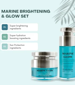 Marine Glow Vitamine C + Collageenconcentraat Serum + Marine Concentraat Crème