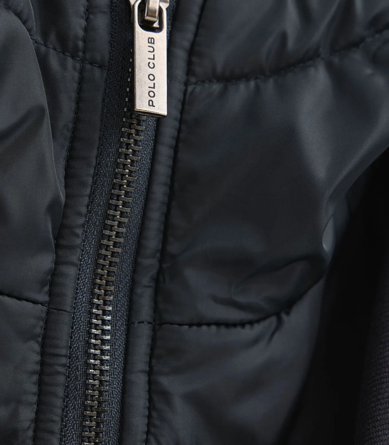 Marineblauwe blazer Harby met Polo Club-logo