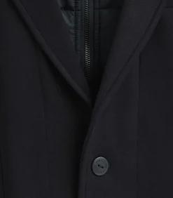 Marineblauwe blazer Harby met Polo Club-logo