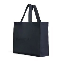 Marineblauwe tote bag Sloane Large met Polo Club-opdruk Established 2012