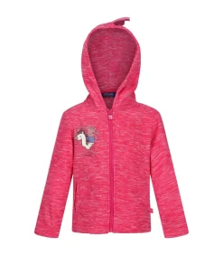 MARL - Hoodie Met Volledige Ritssluiting - Fuchsia