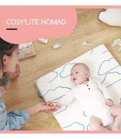 Matras voor reiswieg Eco-ontworpen | COSY'LITE Nomad 60 x 120 cm