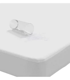 Matrasbeschermer waterdicht 100x220 cm wit