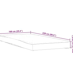 Matrasbeschermer waterdicht 100x220 cm wit