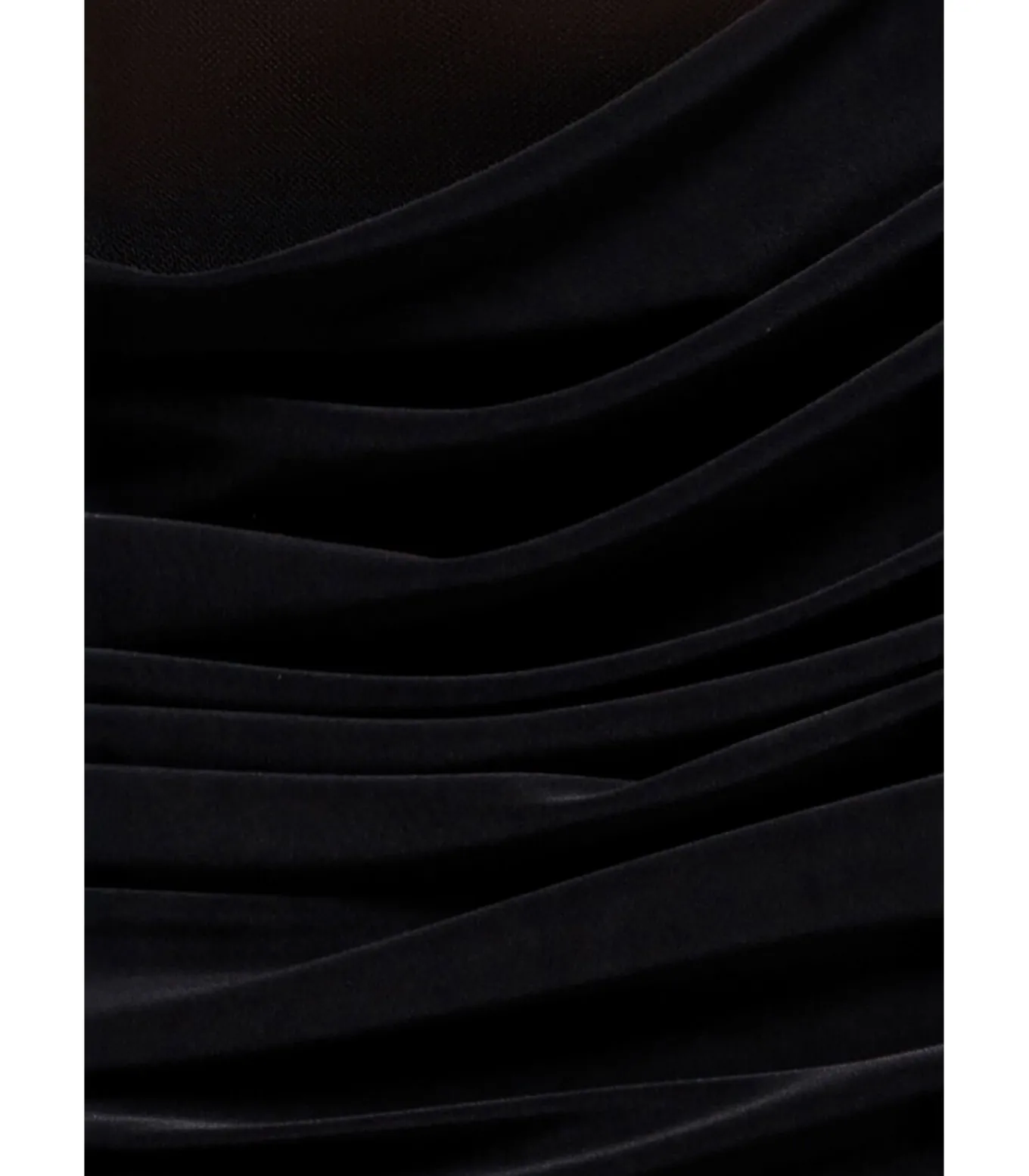 Maxi-jurk “Gathered Off The Shoulder Mesh Waist Panel Maxi Dress”