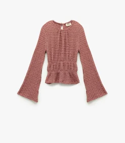 Meisjes Blouse Lange Mouwen Ronde Hals