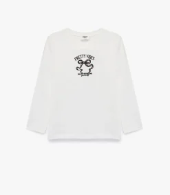 Meisjes T-shirt Lange Mouwen Katoen Ronde Hals