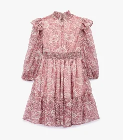 Meisjesjurk Lange Mouwen Met Volants