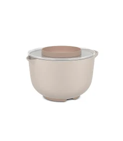 Mepal beslagkom keukenhulp 3000ml met spatdeksel - chalk - antislip