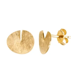 Middelgrote gouden oorbellen Taglio