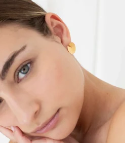 Middelgrote gouden oorbellen Taglio