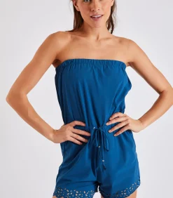 Middernachtblauwe playsuit Purdey Huawei