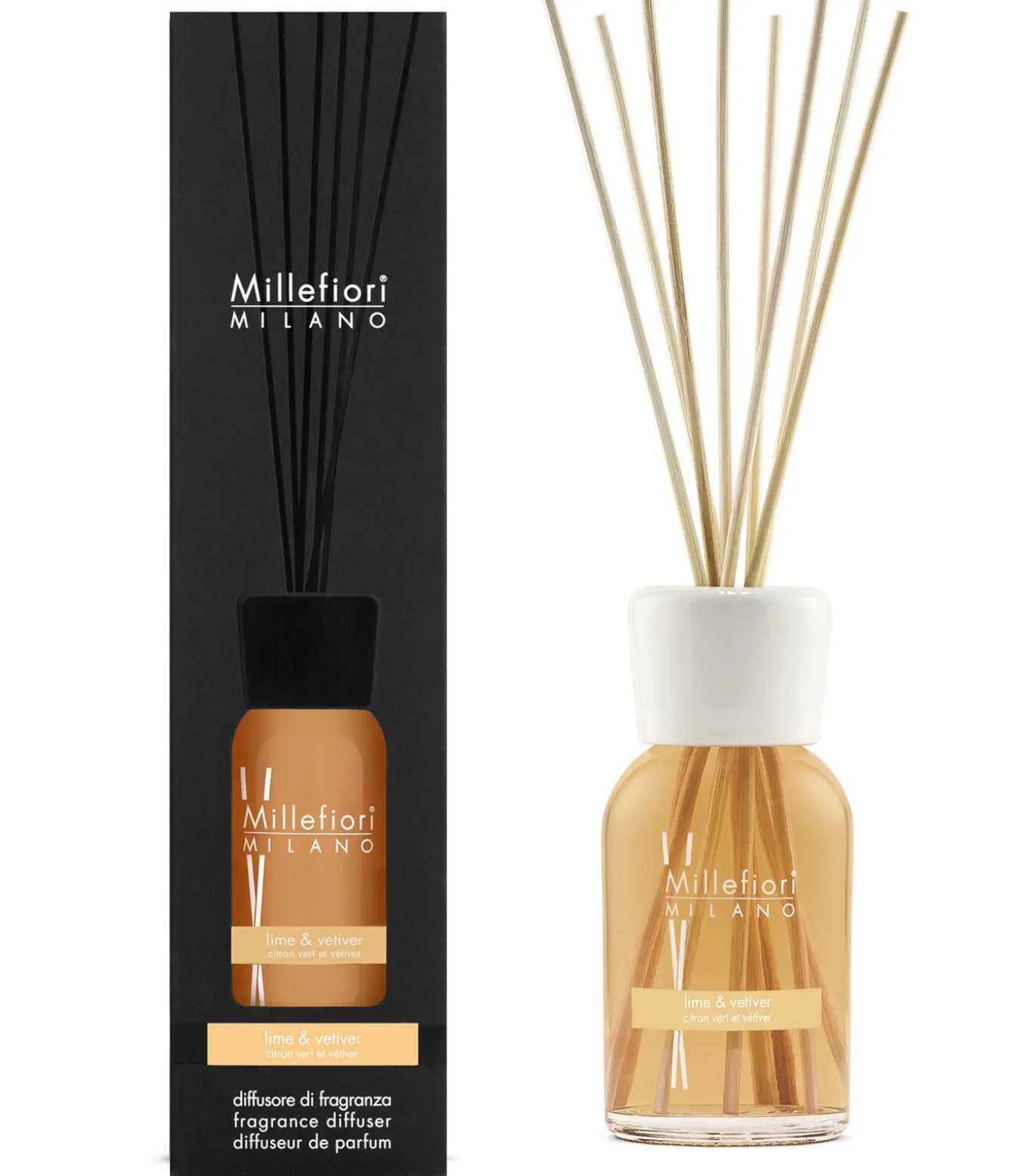 Milano Reed Diffuser Lime & Vetiver 250 ml