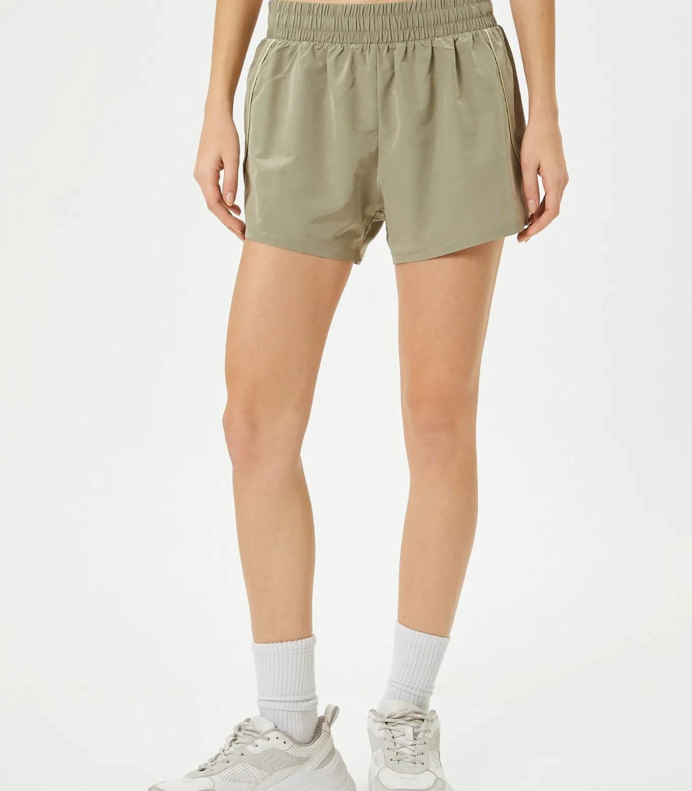 Mini Hardloopshort Hoog en Biye Detail