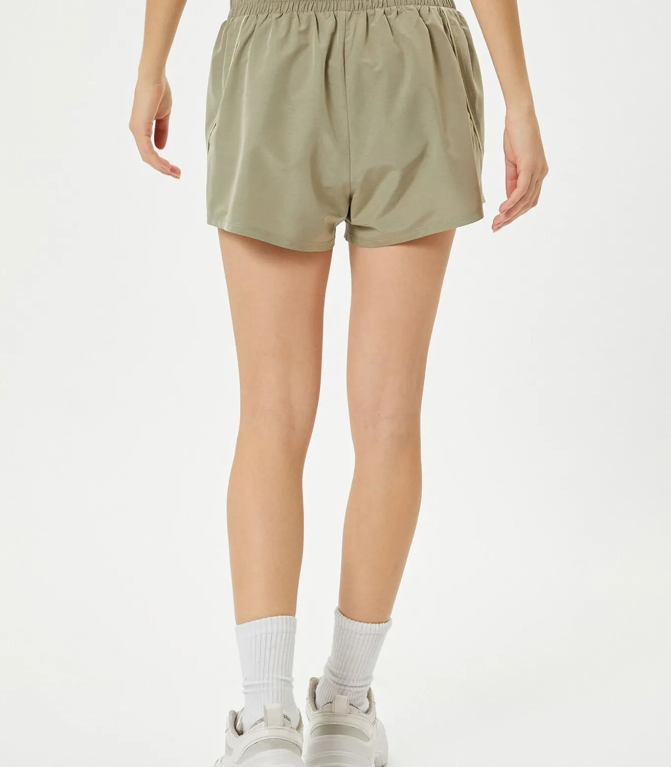 Mini Hardloopshort Hoog en Biye Detail