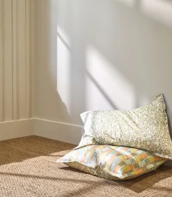 MIX AND MATCH Celadon - Kussensloop Satijn katoen