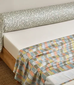 MIX AND MATCH Celadon - Laken Satijn katoen