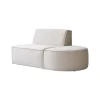 Modulaire loungefauteuil Dario in beige stof