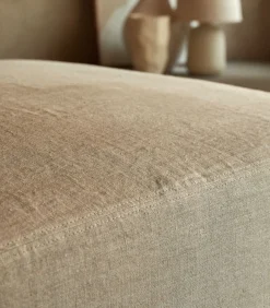 Modulaire loungestoel Nils in natuurlijk linnen, 1-zit