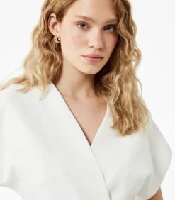 Mouwloze Asymmetrische V-hals Oversized Gilet