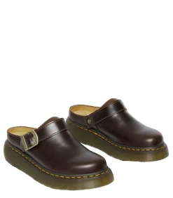 Muiltjes Dr. Martens Laketen van bruin leer