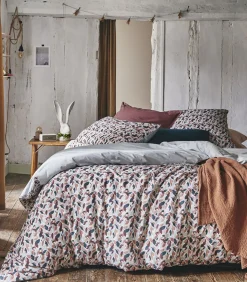 Murmure - Dekbedovertrek in katoen perkal met print 240x220cm