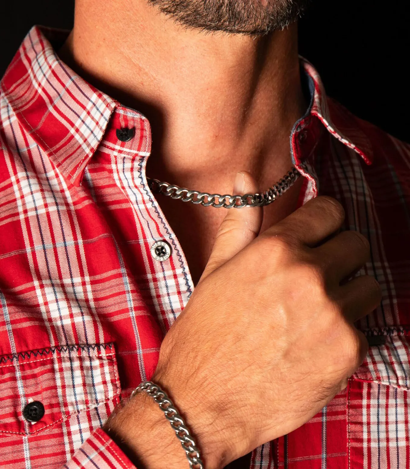 My Chains Ketting Zilver JUMN01333JWSTT-U