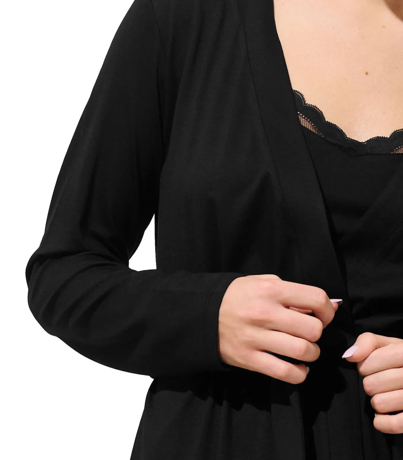 Negligé met lange mouwen Evelyn