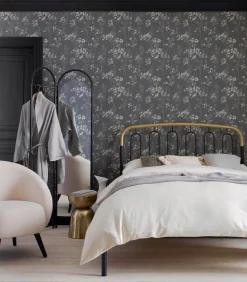 Next - Vliesbehang - Leaf Navy - 1000x52