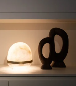 Nice - Tafellamp - Antique Brass