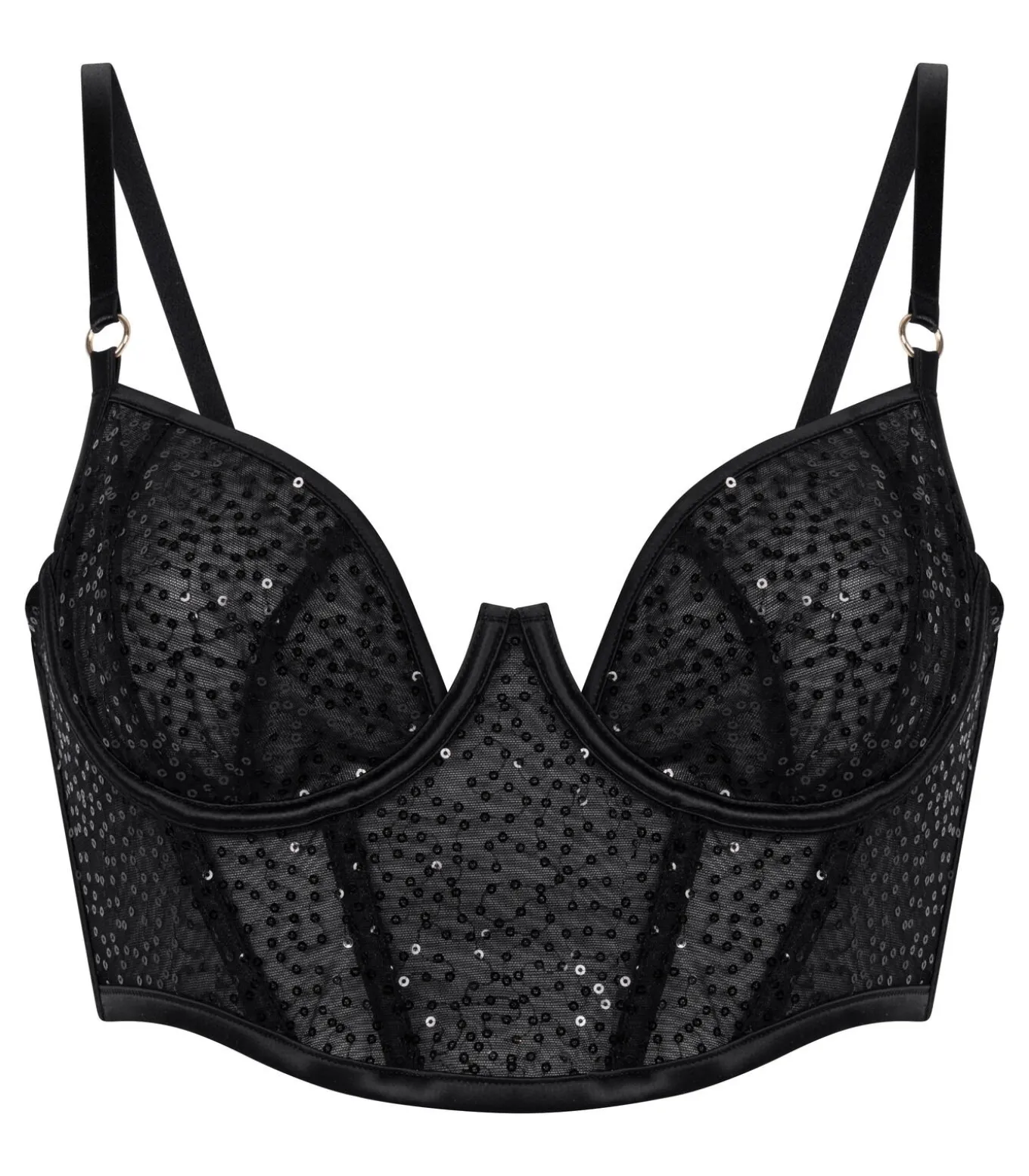 Niet-voorgevormde longline beugel bh Elle