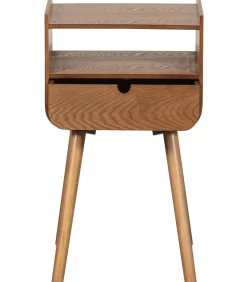 Nils Nachtkastje/Bijzettafel - Hout - Naturel - 54x36x30