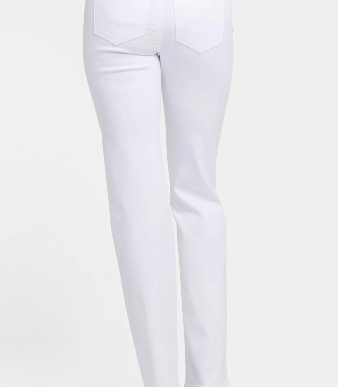 No Gapper™ Marilyn Straight Jeans in Petite in Sure Stretch® Denim met Gestreepte Stretch