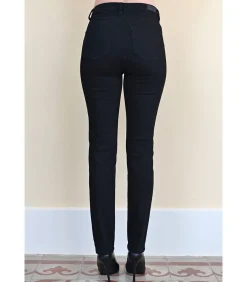 NOAH Slim fit jeans in intens zwart rock