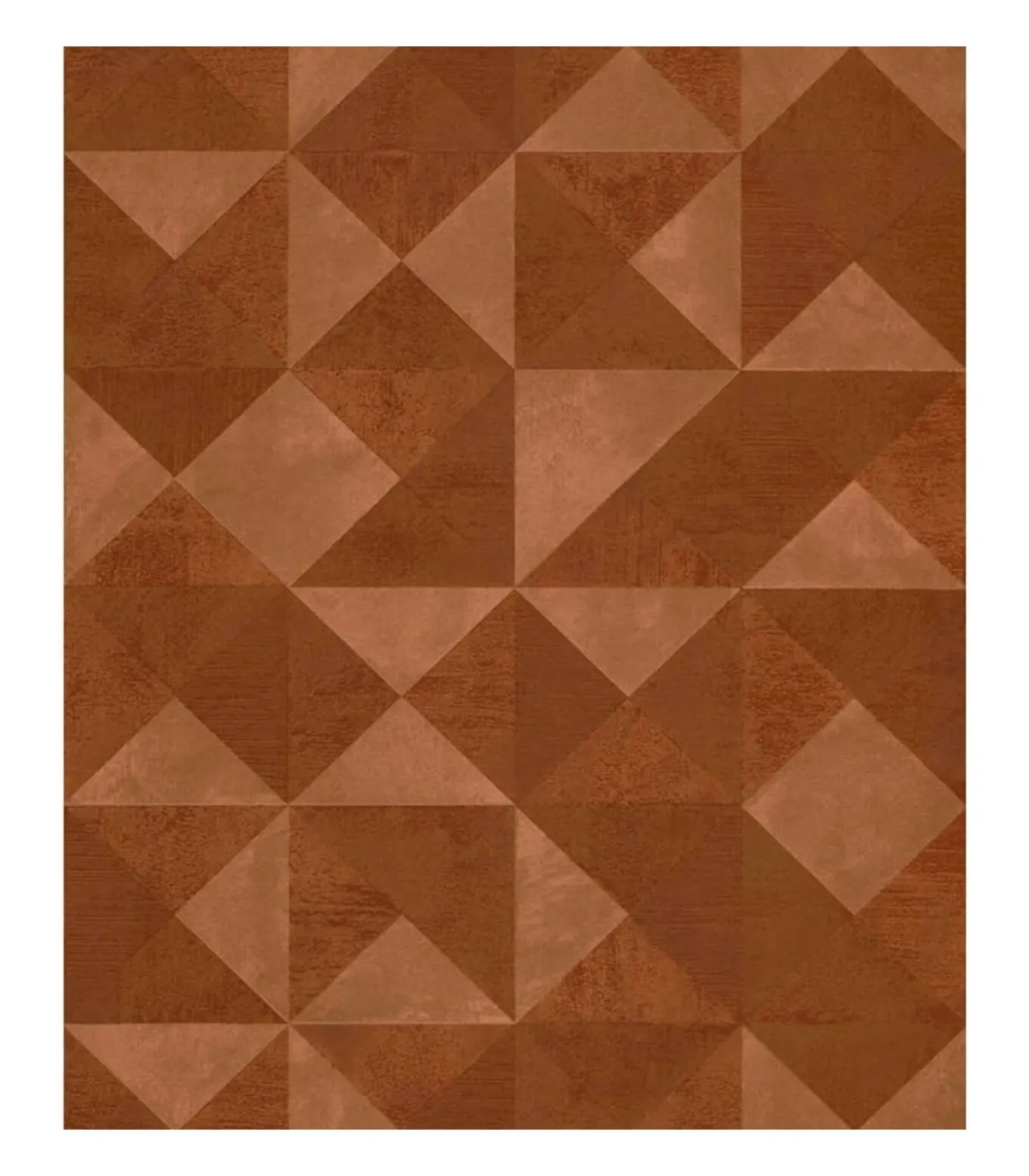 Noordwand Behang Topchic Graphic Shapes Facet metallic oranje