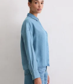 Normale spijkerblouse