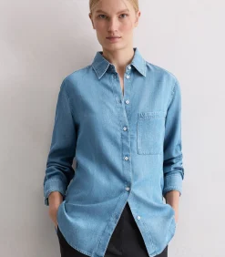 Normale spijkerblouse