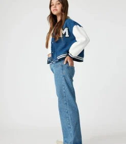 Normale taille Brede pijpen Jeansbroek