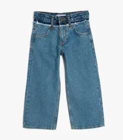 Normale taille Brede pijpen Jeansbroek