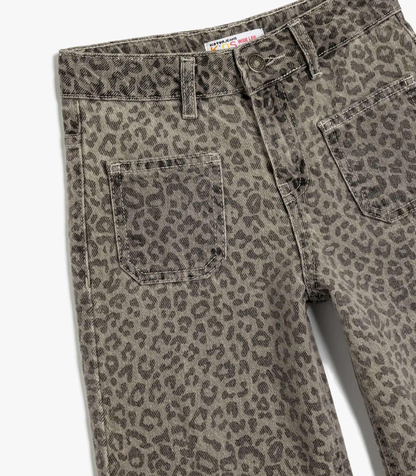 Normale taille Brede pijpen Jeansbroek