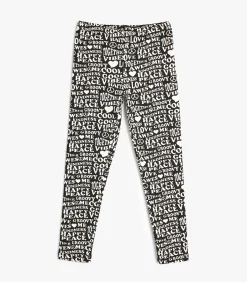 Normale taille Met drukwerk Legging