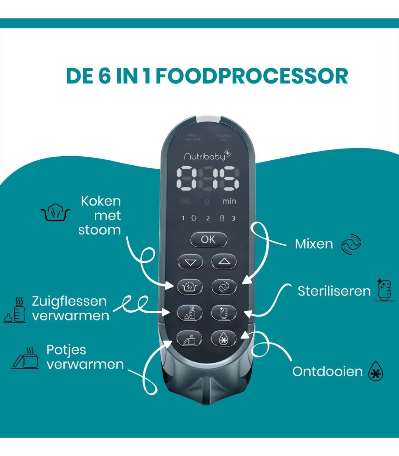 Nutribaby(+) - Multifunctionele keukenrobot