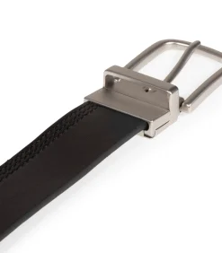 Omkeerbare herenriem Zwart / Bruin