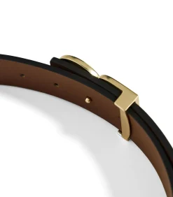 Omkeerbare riem ‘Blair’ in zwart en bruin met gesp van PC