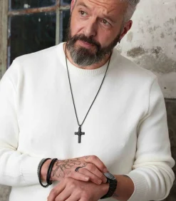 Oorbellen Staal - zwart