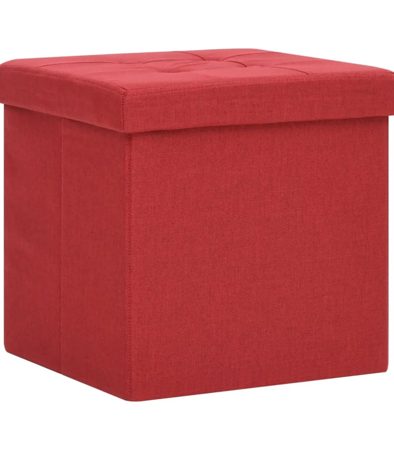 Opbergkruk inklapbaar kunstlinnen wijnrood