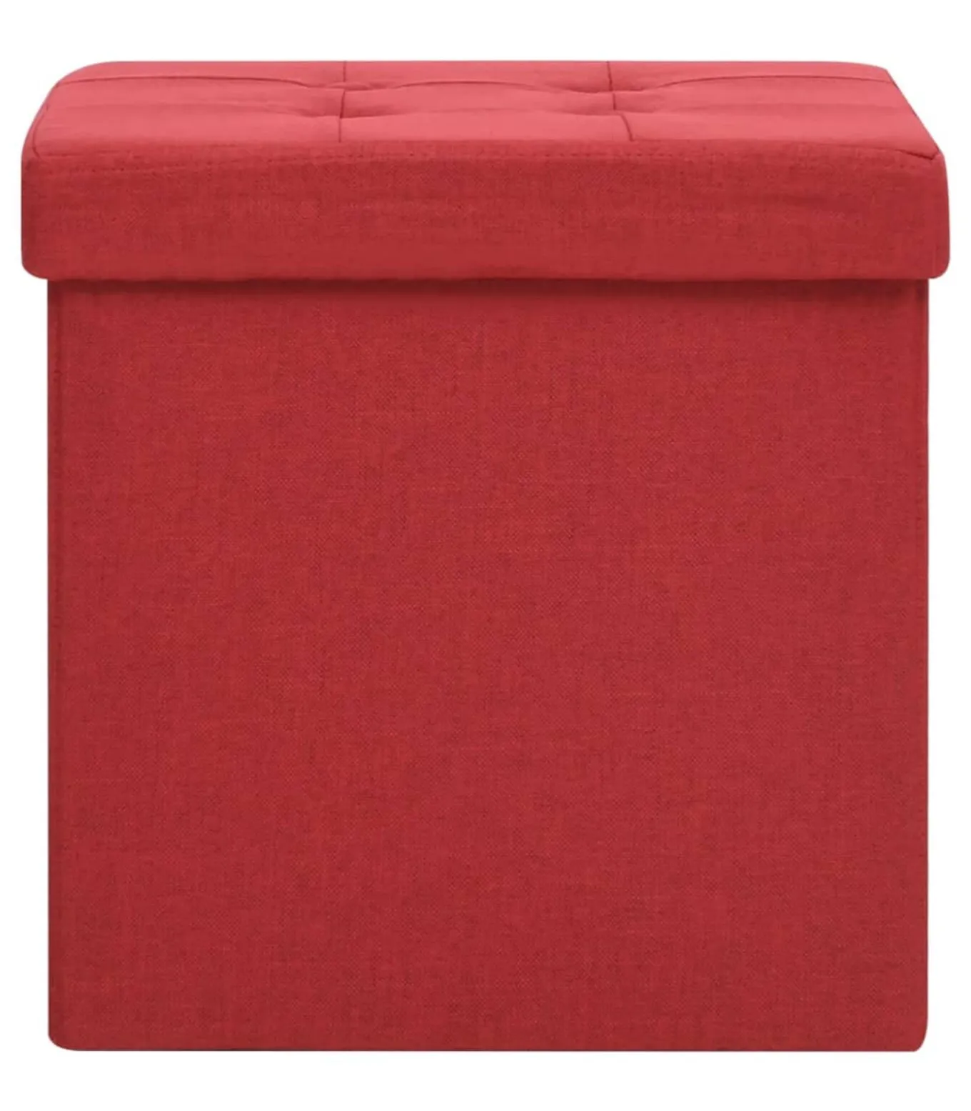 Opbergkruk inklapbaar kunstlinnen wijnrood