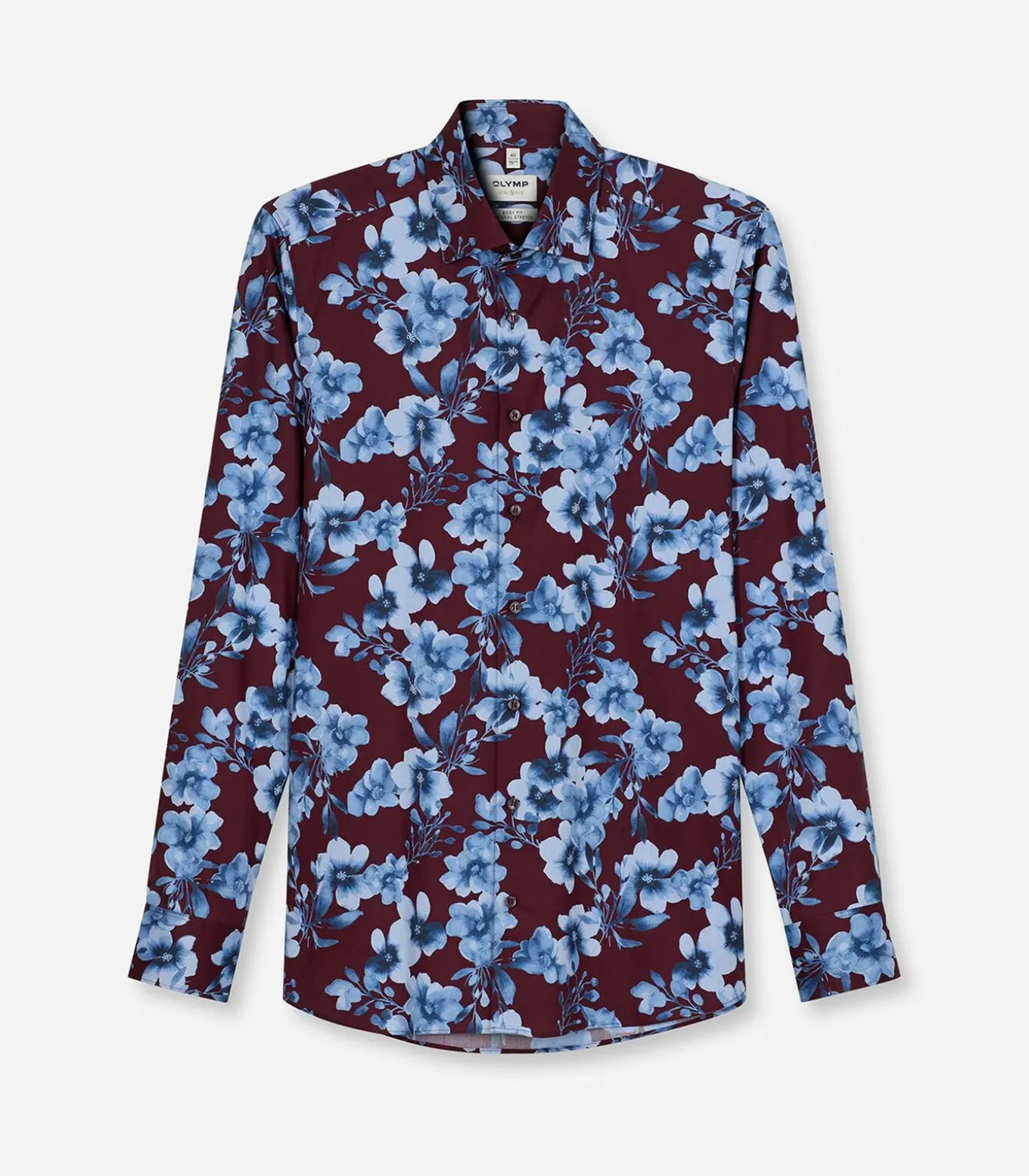 Overhemd Level 5 Designshirt Bordeaux